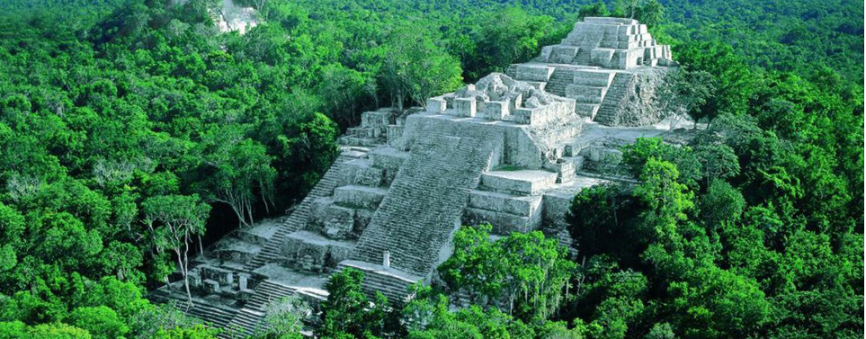 La antigua ciudad de Calakmul